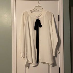 CAbi Tuxedo Blouse